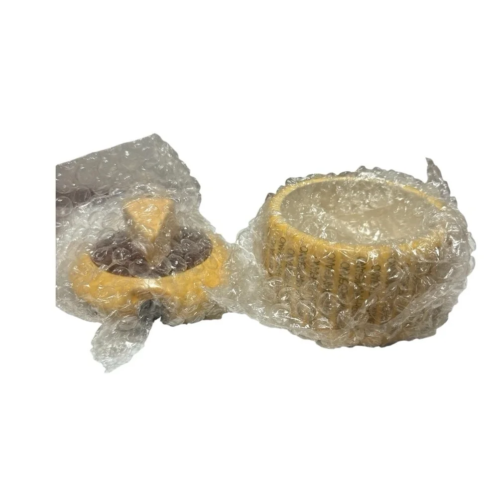 Parmigiano-Reggiano Cheese Slice Ceramic Container Lid CheeStyle Yellow Italy